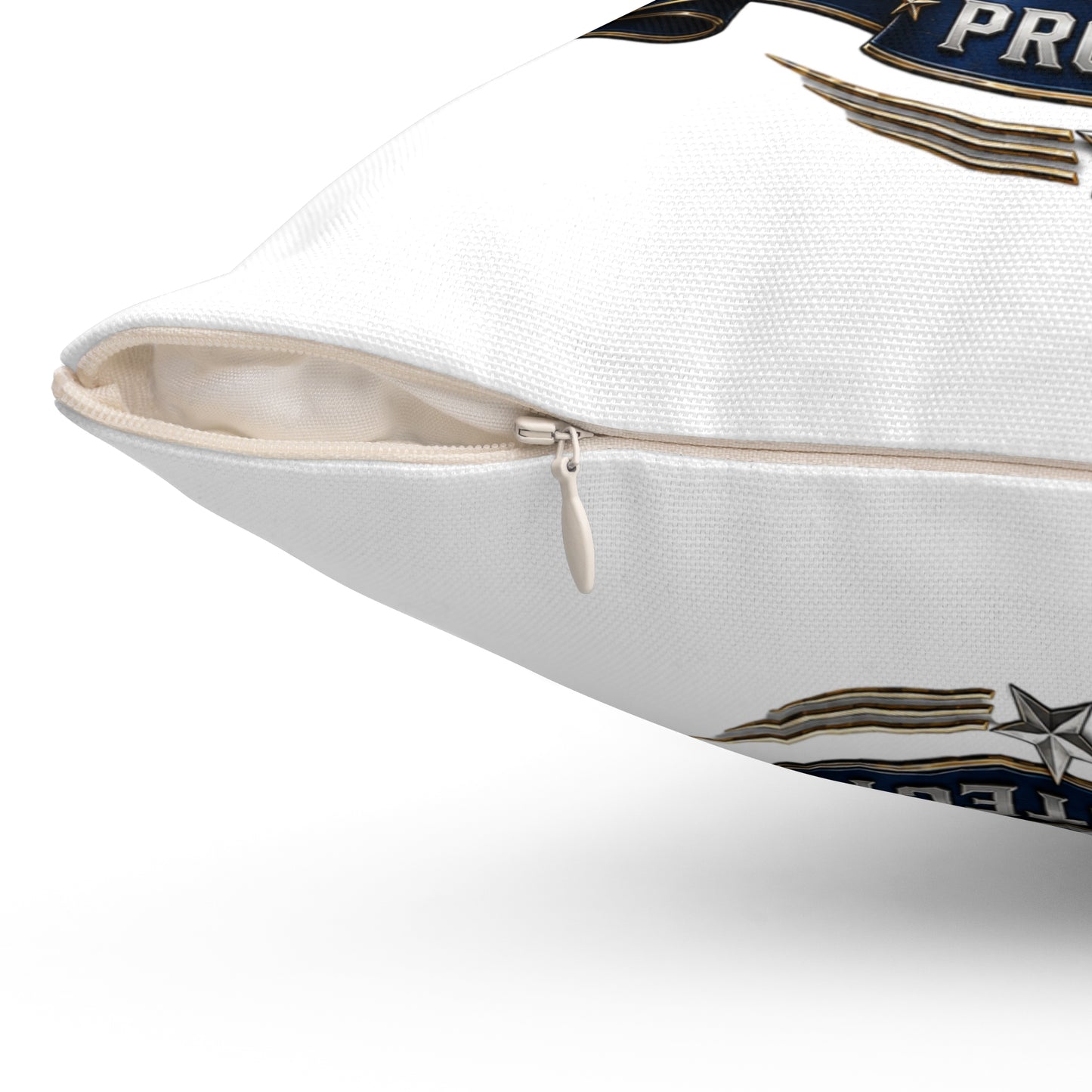 U.S. Air Force Emblem Throw Pillow — Defend Protect Dominate Military Decorative Pillow