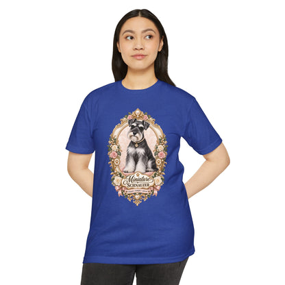 Miniature Schnauzer Floral T-Shirt