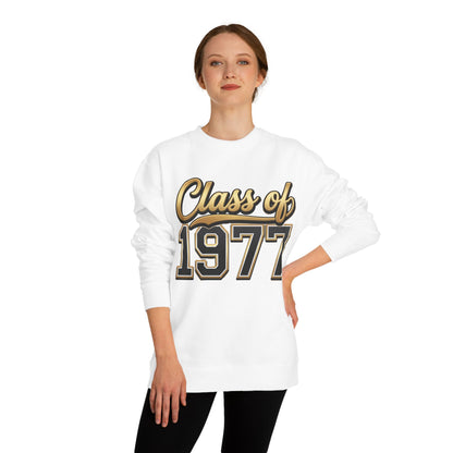 Class of 1977 Sweatshirt — Retro Graduation Reunion Crewneck