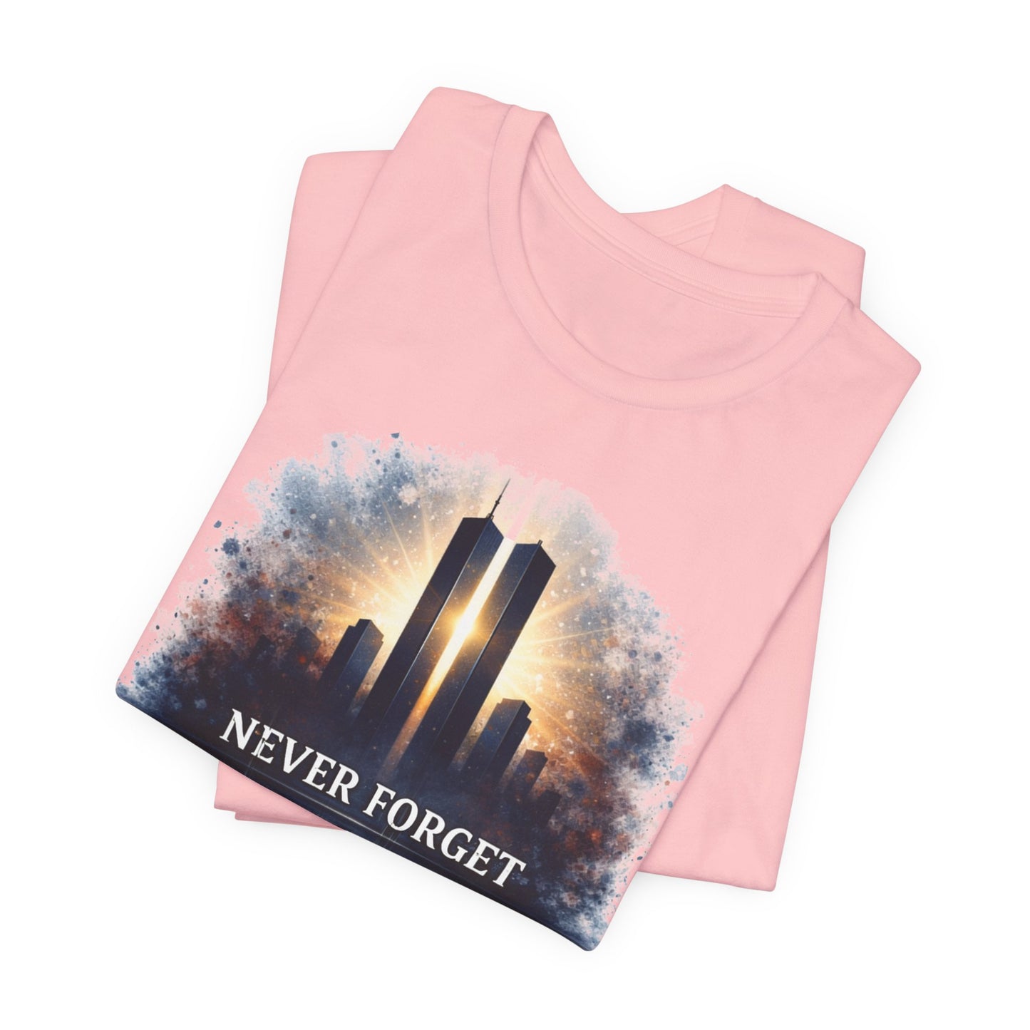 9/11 Never Forget Tee — World Trade Center Memorial Shirt