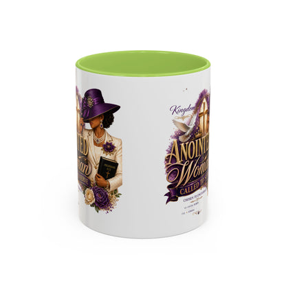 Anointed Woman Coffee Mug — Faithful, Called to Serve Accent Mug (11/15oz)