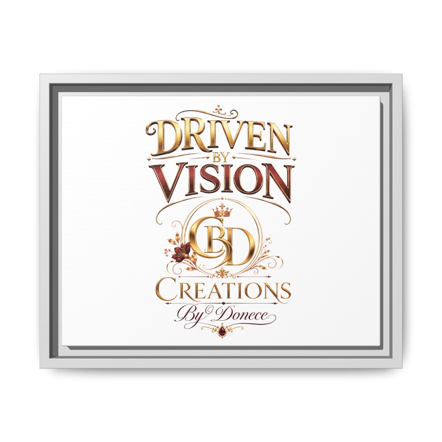 Driven by Vision Framed Canvas Wall Art