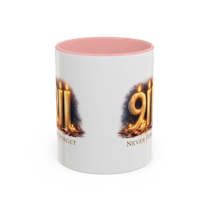9/11 Never Forget Memorial Coffee Mug