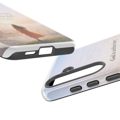 Inspirational Psalm 46:5 Phone Case — 'God is within her, she will not fall' Christian Phone Cover