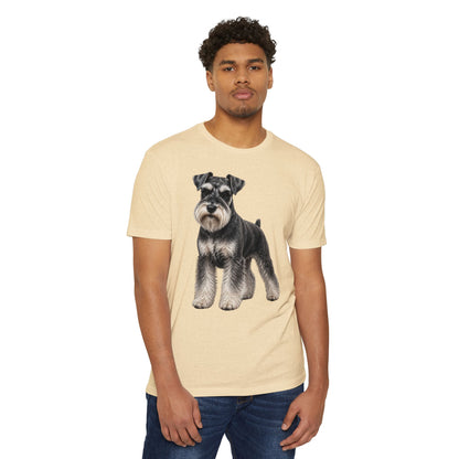Schnauzer Dog T-Shirt — Realistic Miniature Schnauzer Graphic Tee