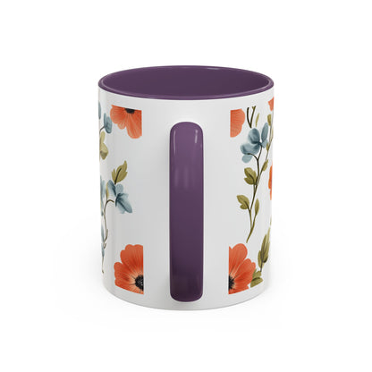 She Held My Hand Forever Floral Coffee Mug