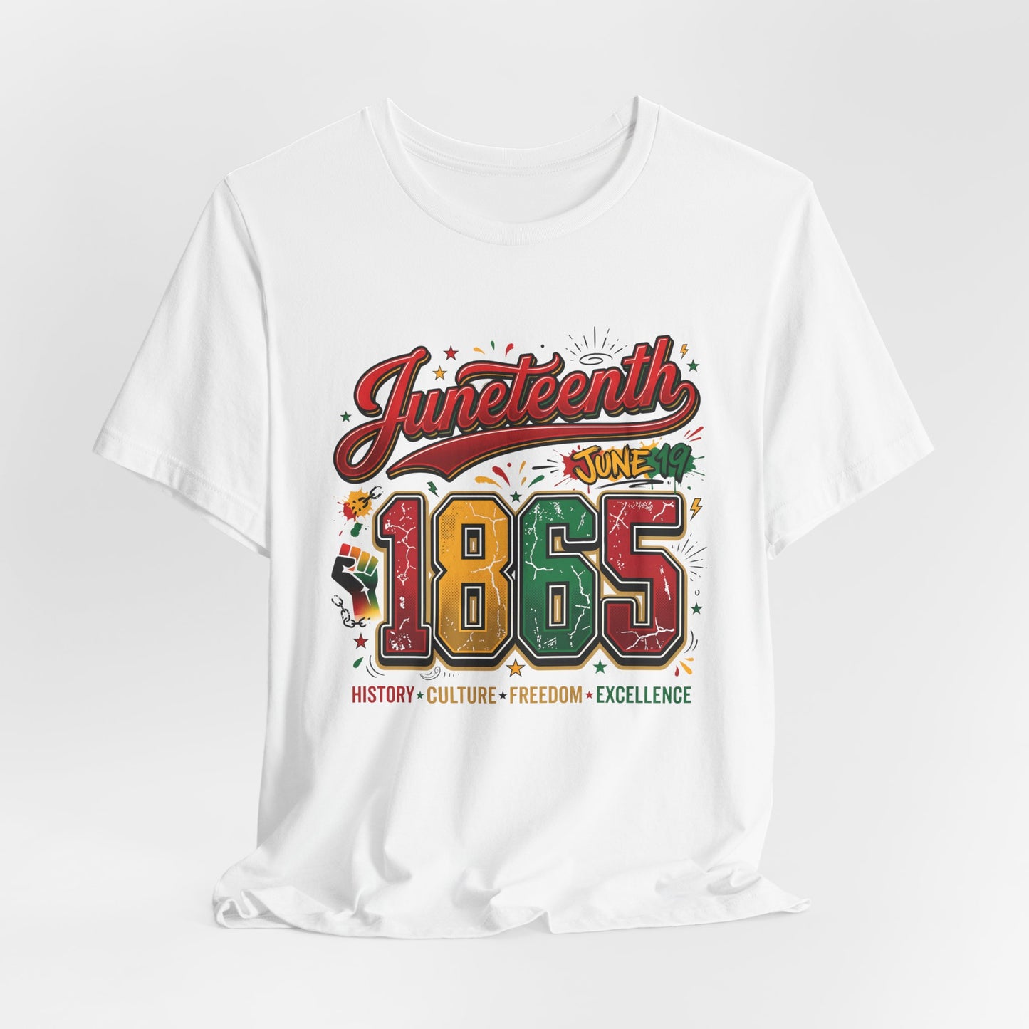 Juneteenth 1865 Celebration Tee — History • Culture • Freedom Graphic T-Shirt