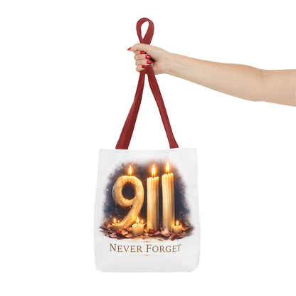 9/11 Never Forget Memorial Tote Bag