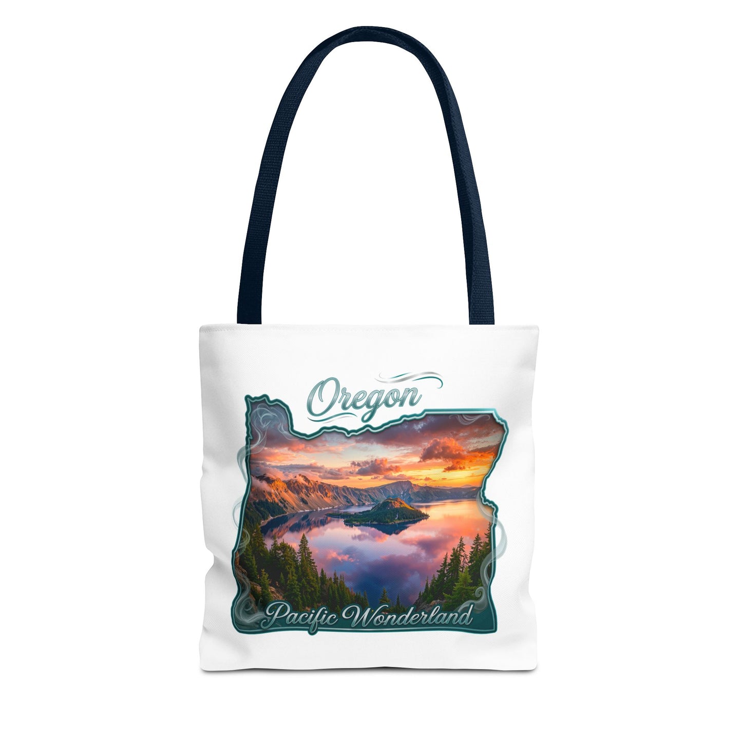 Oregon Scenic Tote Bag — 'Pacific Wonderland' Sunset Landscape Tote