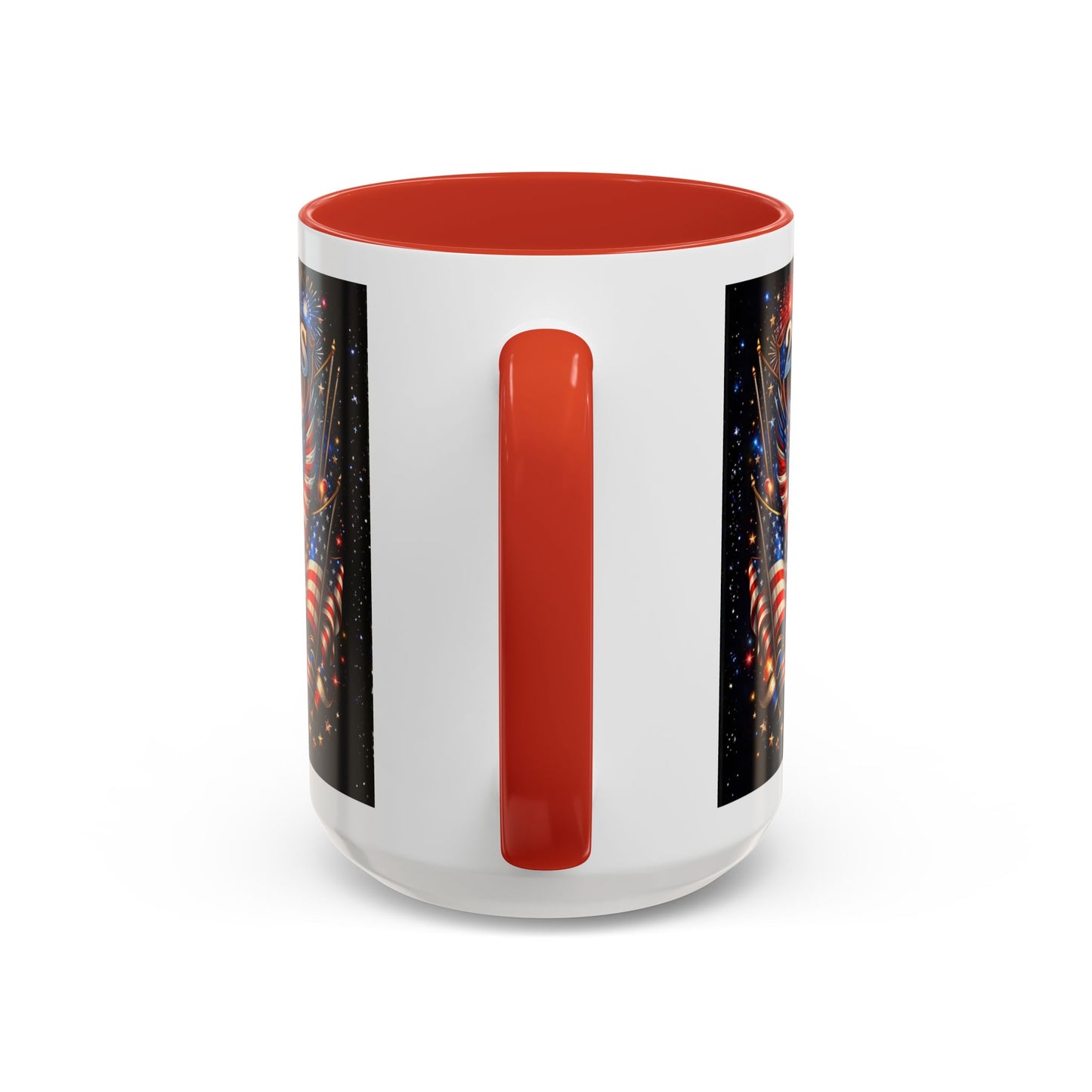 250 Years 1776–2026 Eagle American Flag Accent Coffee Mug — Patriotic Independence Day Gift (11/15oz)