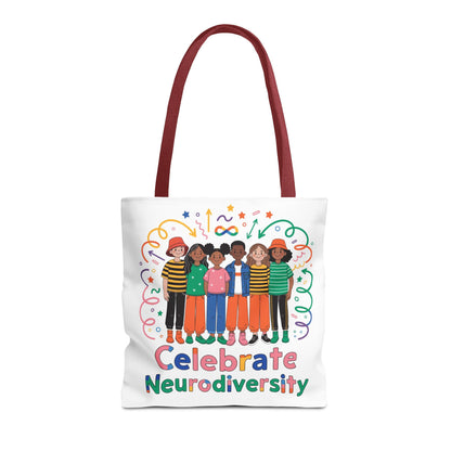 Celebrate Neurodiversity Tote Bag — Inclusive Pride Reusable Shopper