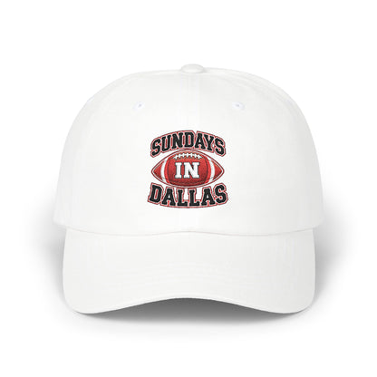 Dad Cap — 'Sundays in Dallas' Football Embroidered Hat