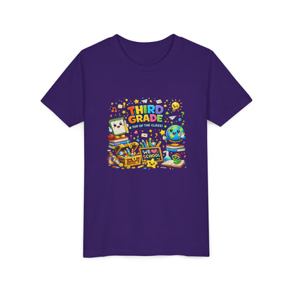 Third Grade Kids Tee — "Third Grade Out of the Classroom" Back-to-School Youth Shirt