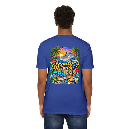 Family Reunion Cruise T-Shirt — Tropical Cruise Crew Tee