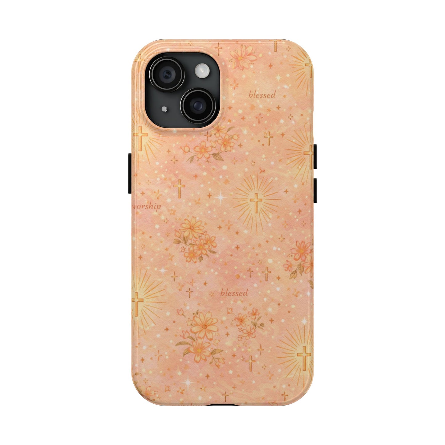 Blessed in Grace Phone Case | Christian floral iPhone Case