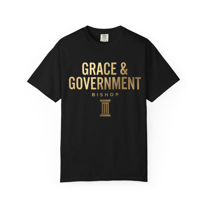 Grace & Government Bishop T-Shirt — Faith-Inspired Church Tee