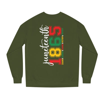 Juneteenth 1865 Crewneck Sweatshirt – Black Liberation Pride Graphic