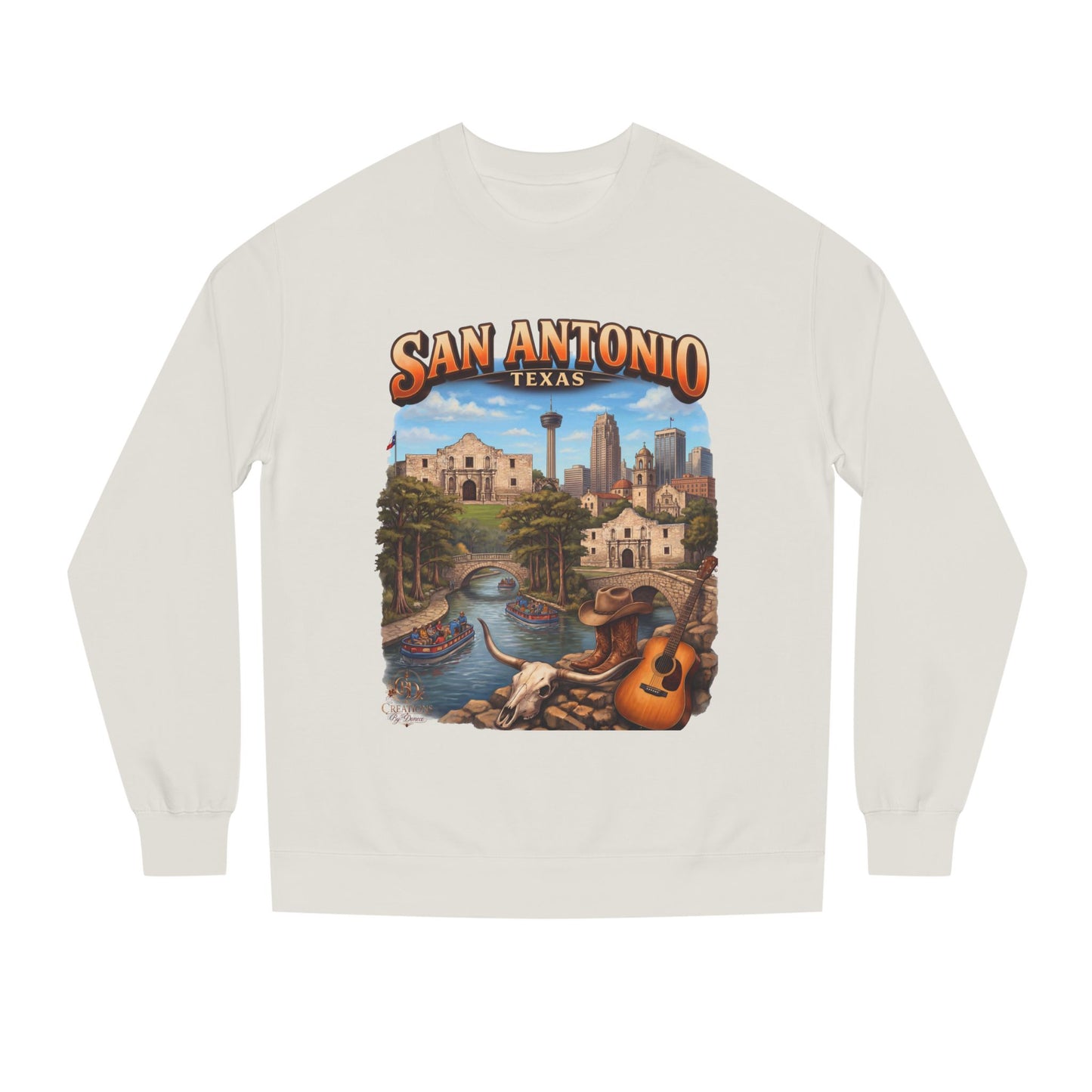 San Antonio Riverwalk Sweatshirt — Texas Travel Scenic Crewneck