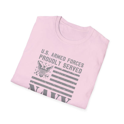 U.S. Armed Forces Proudly Served Navy T-Shirt