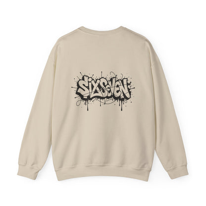 Graffiti 'Six Seven' Crewneck Sweatshirt