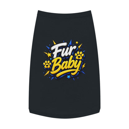 Pet Tank - "Fur Baby" Cute Paw Print Graphic Dog Tank Top