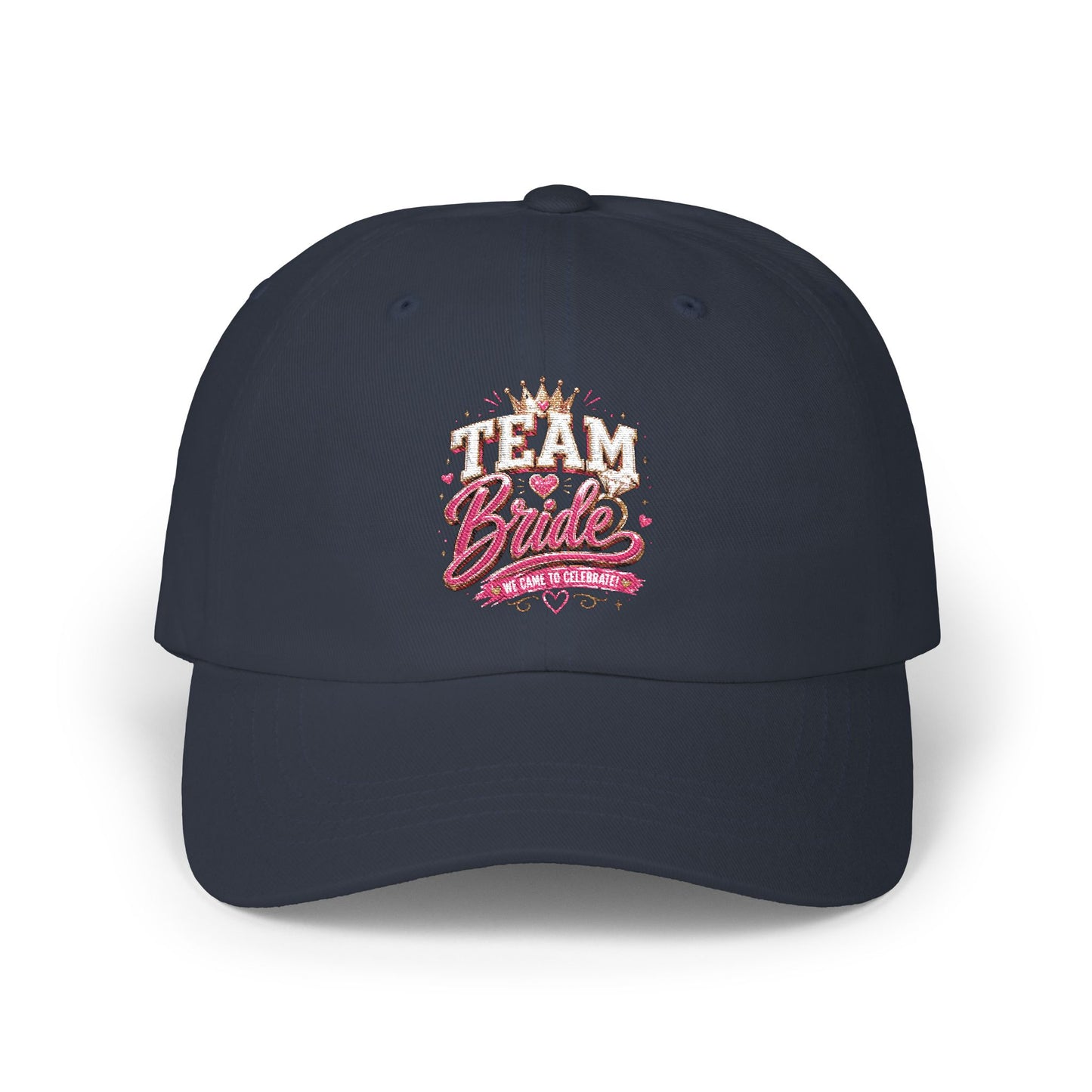 Dad Cap – "Team Bride" Embroidered Bachelorette Party Hat