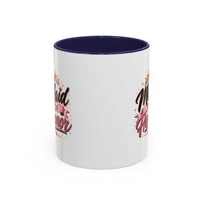 Maid of Honor Accent Coffee Mug — Bridal Party Gift (11/15oz)