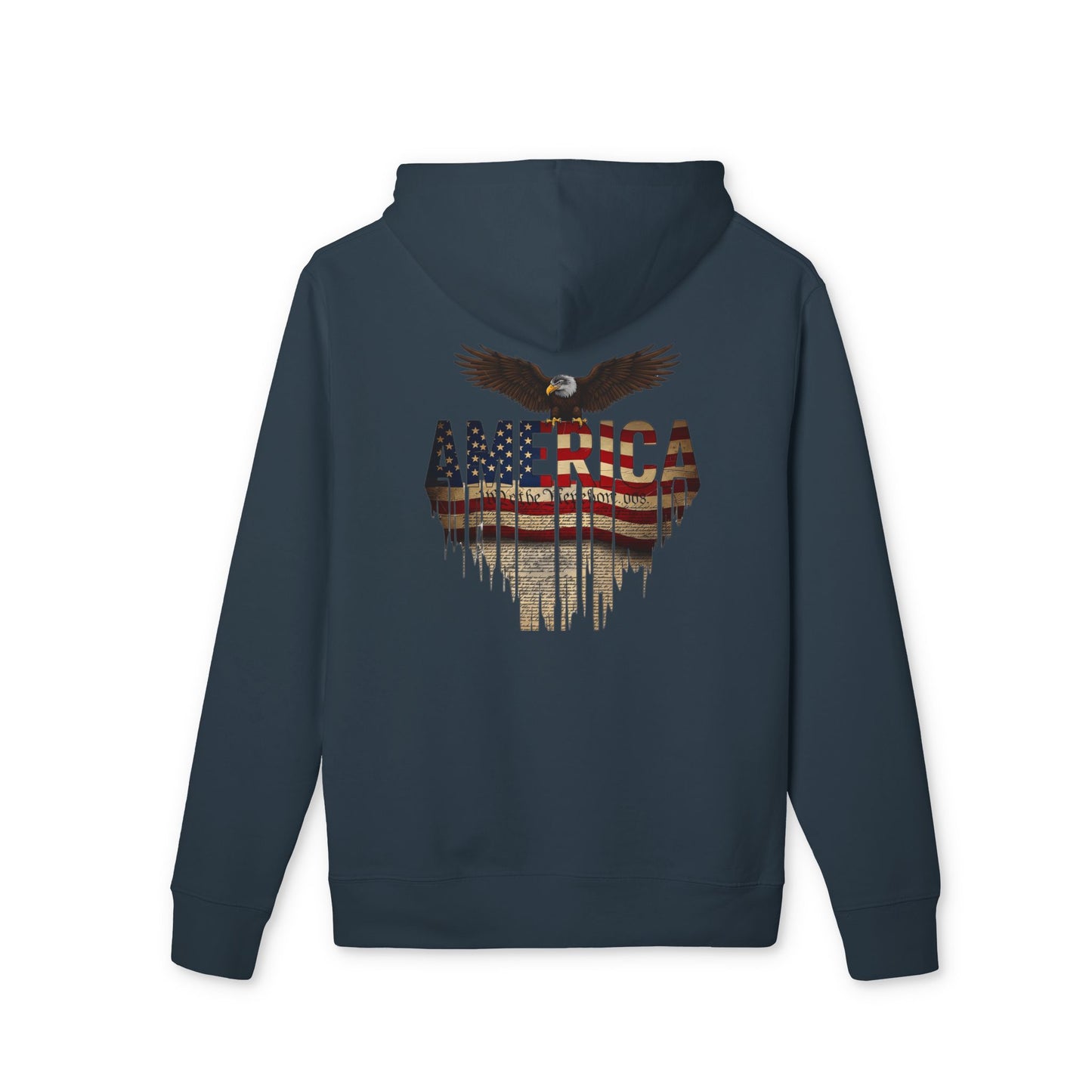 American Eagle Flag Hoodie — Patriotic USA Graphic Pullover