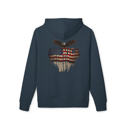 American Eagle Flag Hoodie — Patriotic USA Graphic Pullover