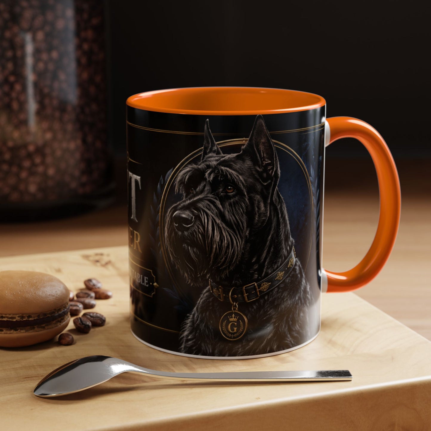 Giant Schnauzer Coffee Mug — Bold Black Accent 11/15oz