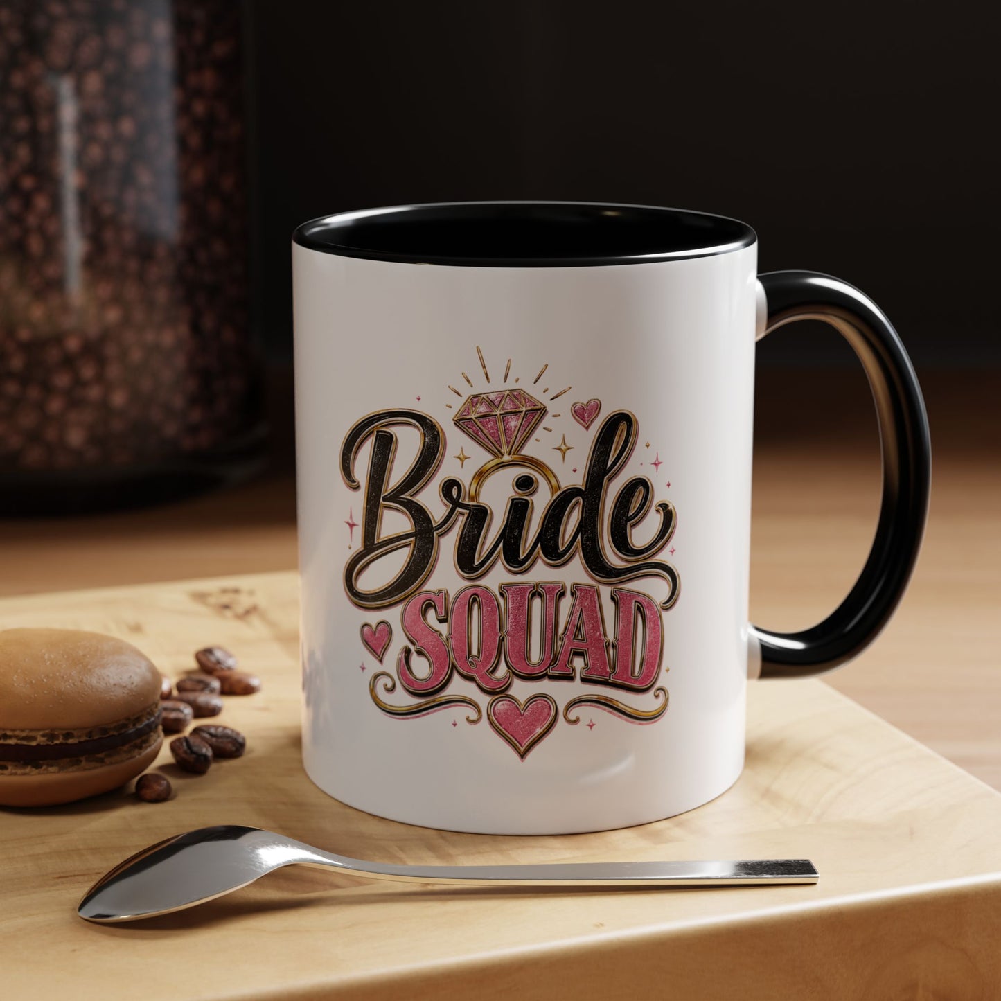 Bride Squad Coffee Mug — Bachelorette Party Gift, Bridal Shower Accent Mug