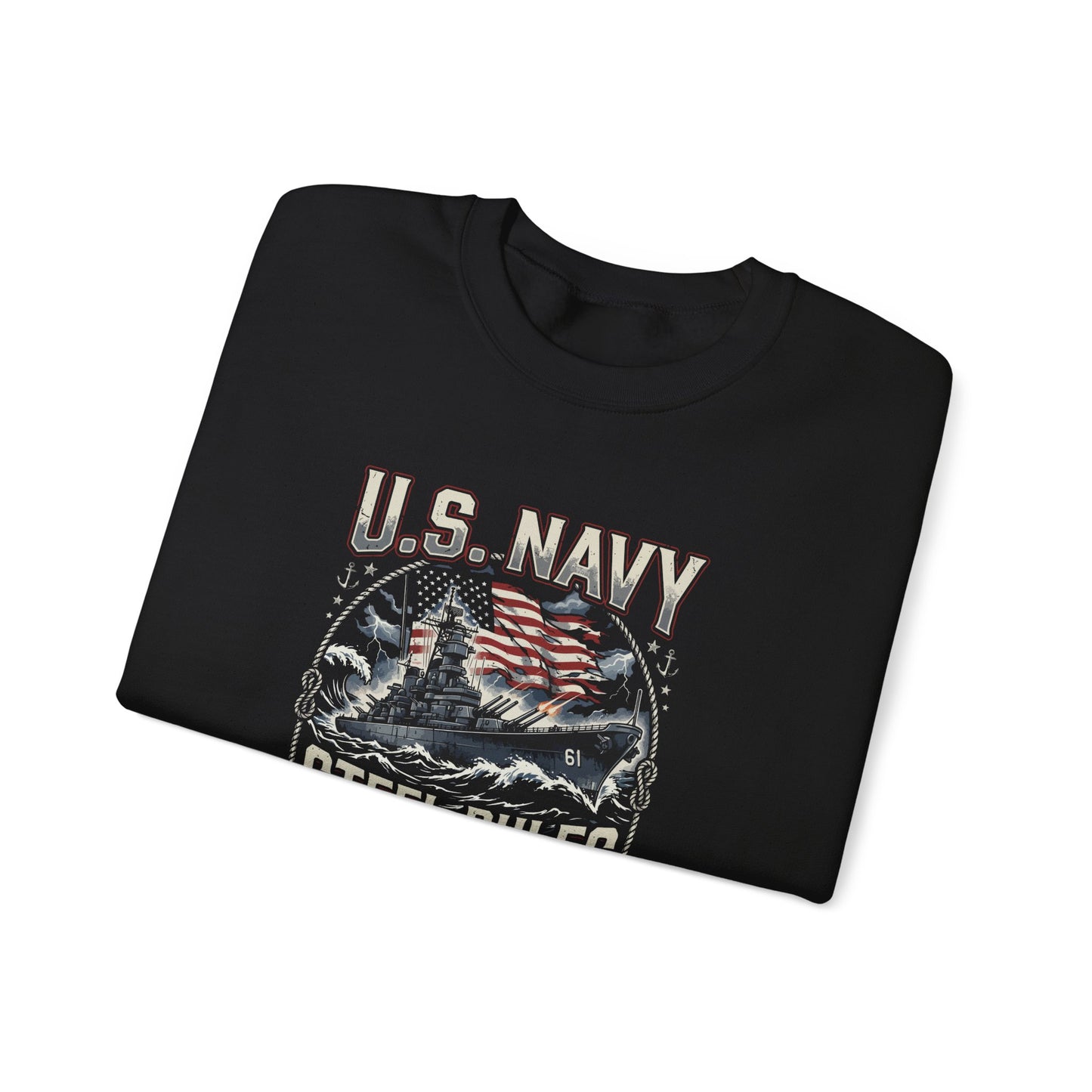U.S. Navy Steel Rules the Sea Sweatshirt