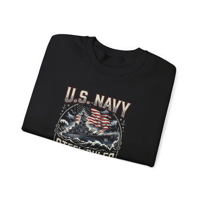 U.S. Navy Steel Rules the Sea Sweatshirt