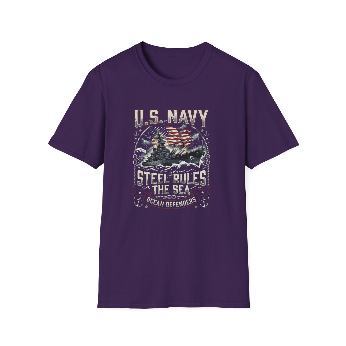 U.S. Navy Steel Rules the Sea T-Shirt