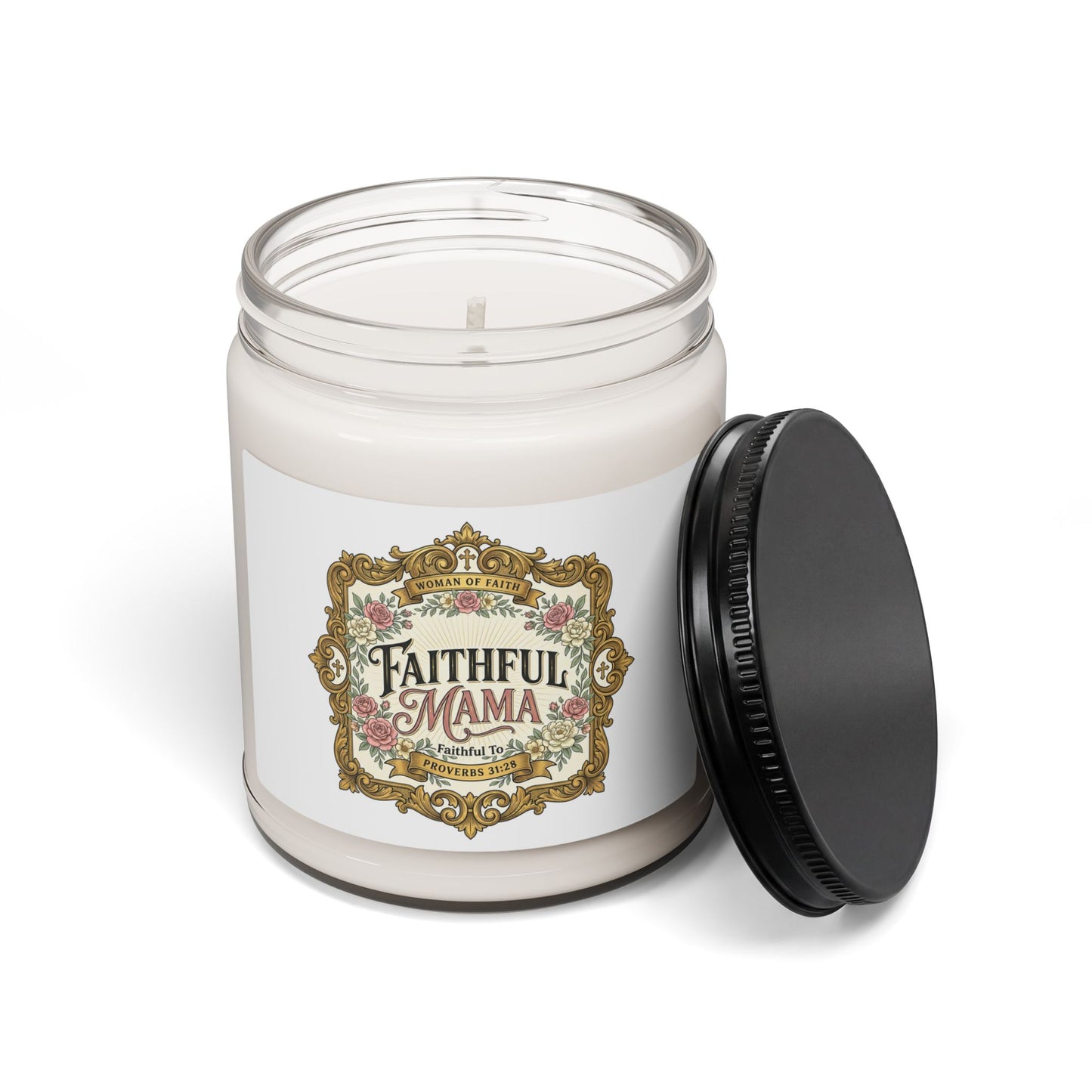Faithful Mama Candle | minimalist mom life, cool mom streetwear