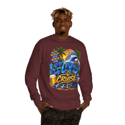 Guys Cruise Sweatshirt — Men’s Vacation Cruise Crewneck