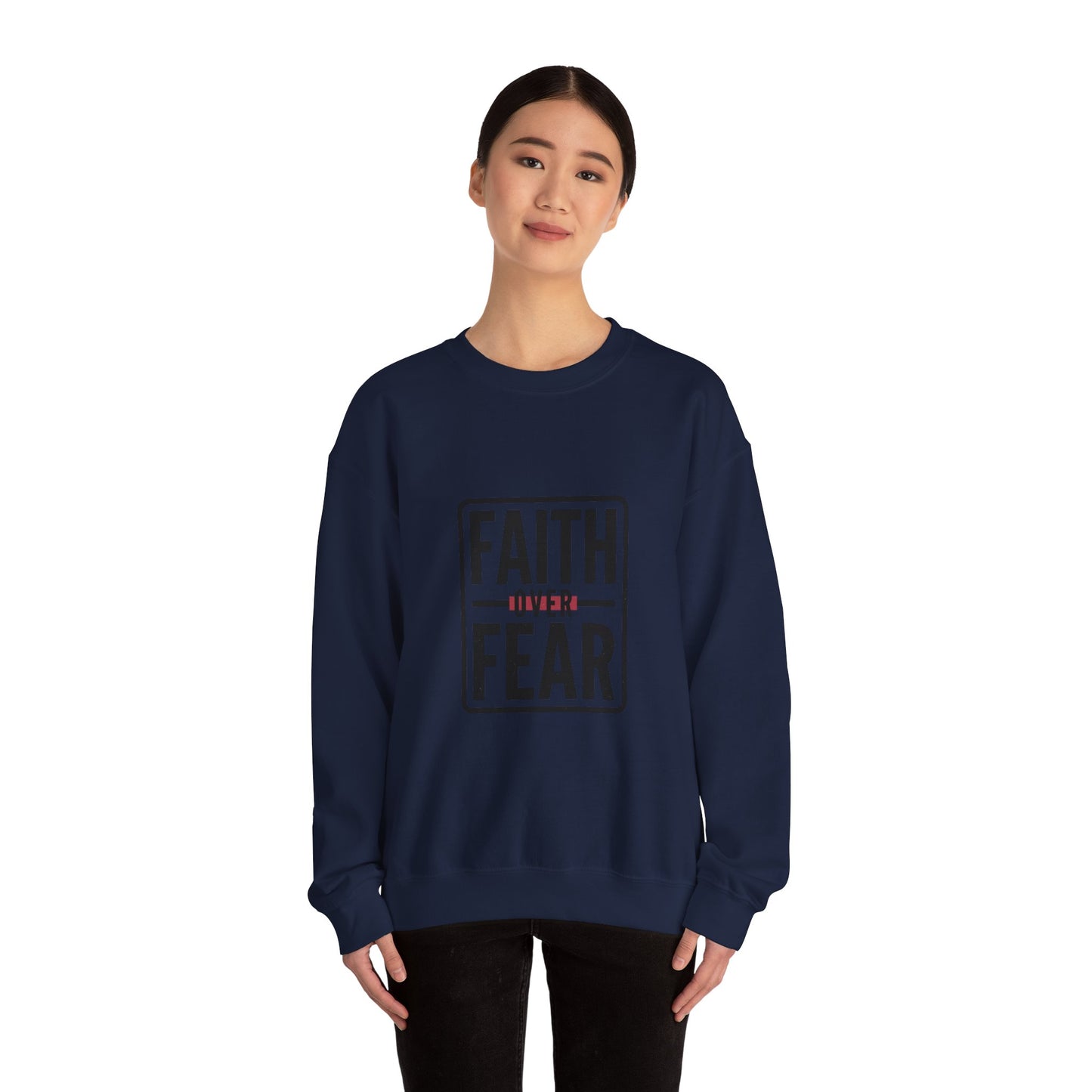 Faith Over Fear Sweatshirt | hometown pride, city basketball