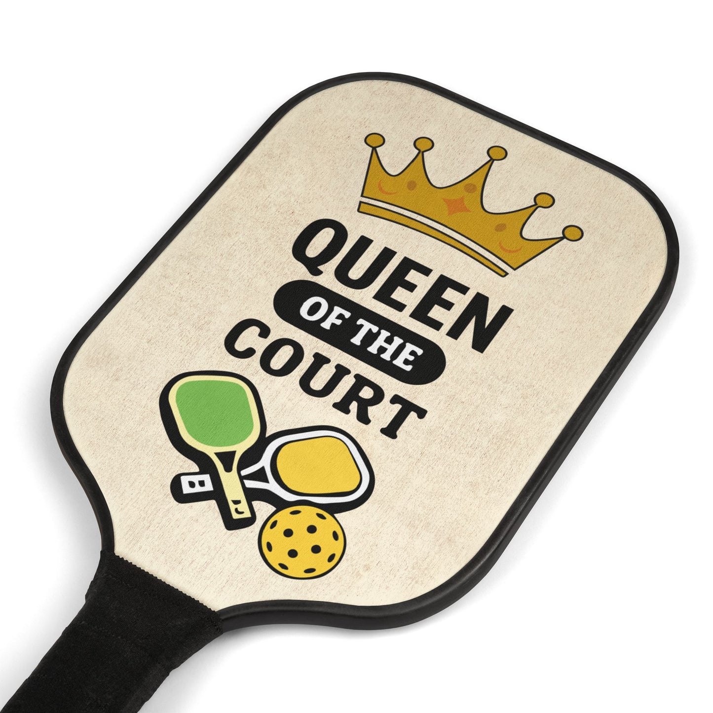 Queen of the Court Pickleball Paddles Set — Women's Pickleball Kit with Balls