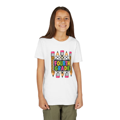 Fourth Grade Pencil Kids Tee – Back to School Youth Shirt