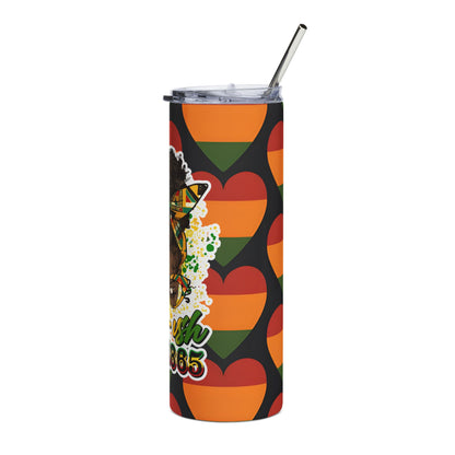 20oz Stainless Tumbler — Free Us Since 1865 Black Girl Magic Design