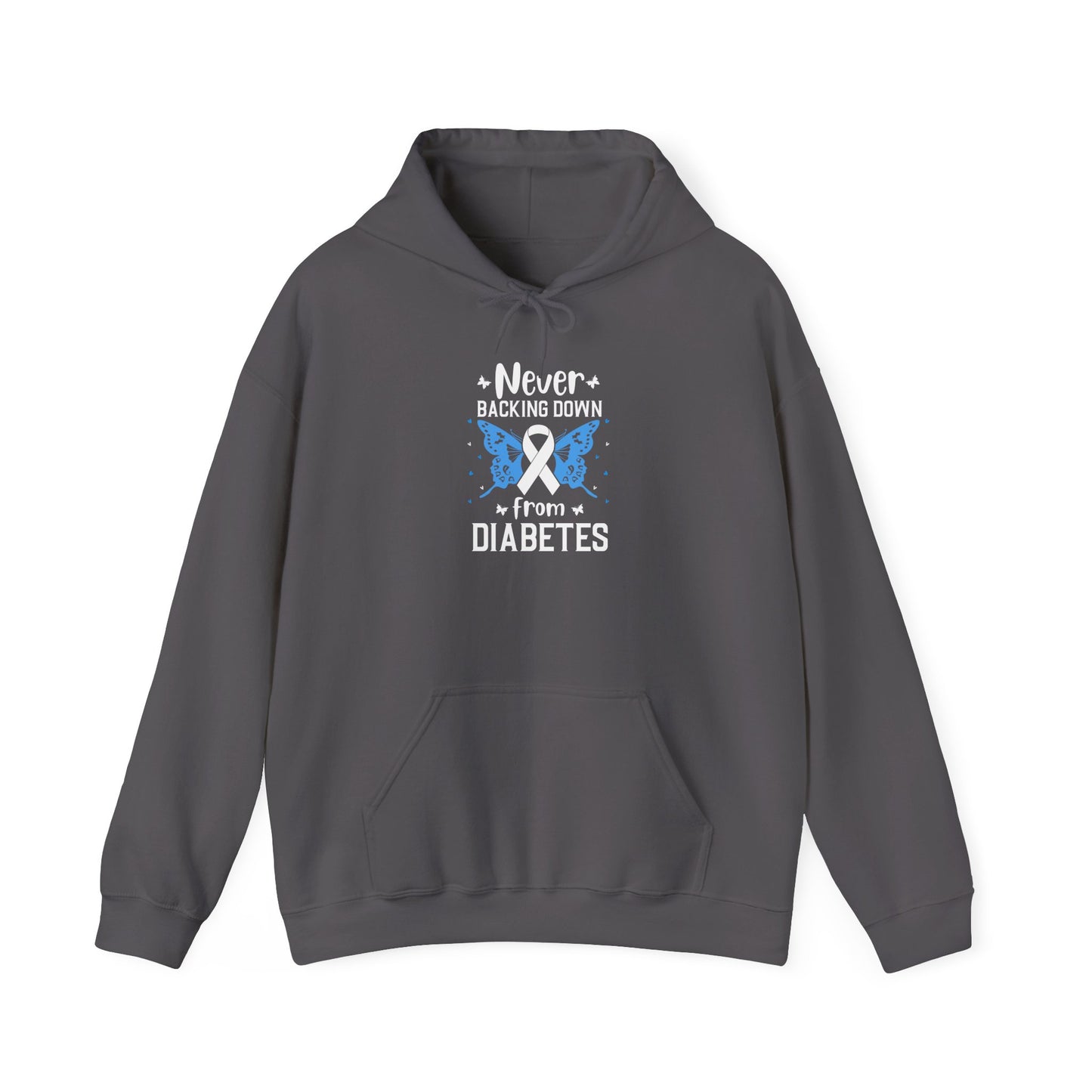 "Never Backing Down from Diabetes"  Hoodie