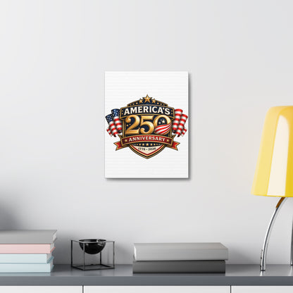 America’s 250th Anniversary Stretched Canvas – 1776–2026 Patriotic Wall Art