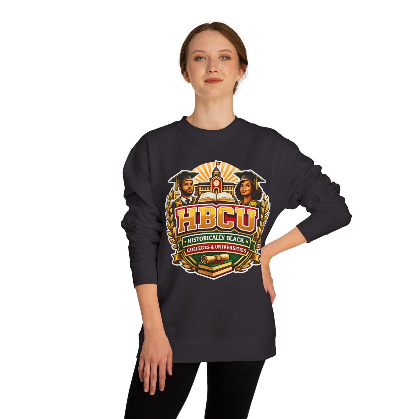 HBCU Crest Sweatshirt — Historically Black Colleges & Universities Crewneck