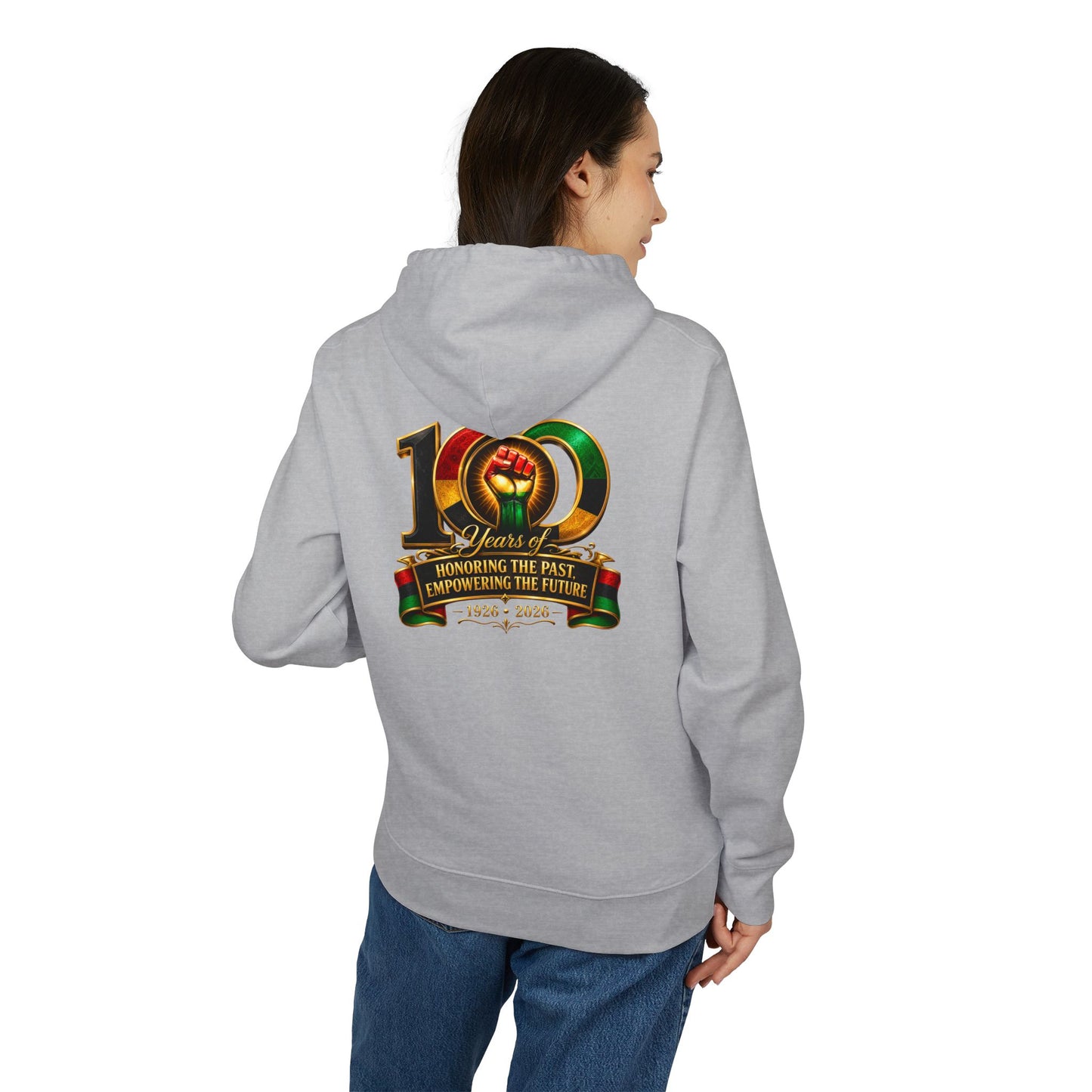 100 Years Commemorative Hoodie - "Honoring the Past, Empowering the Future" Anniversary Sweatshirt