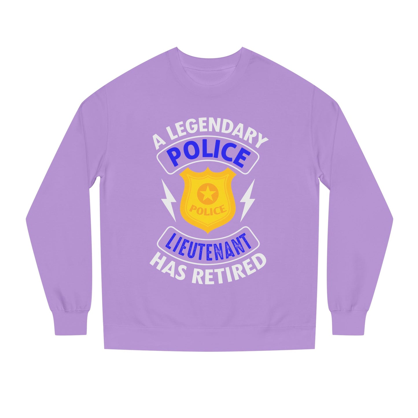 Retired Police Lieutenant Sweatshirt — Legendary Badge Crewneck