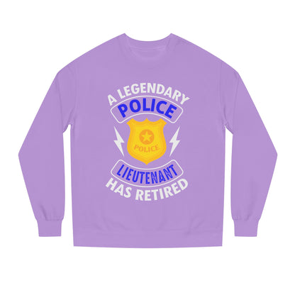 Retired Police Lieutenant Sweatshirt — Legendary Badge Crewneck