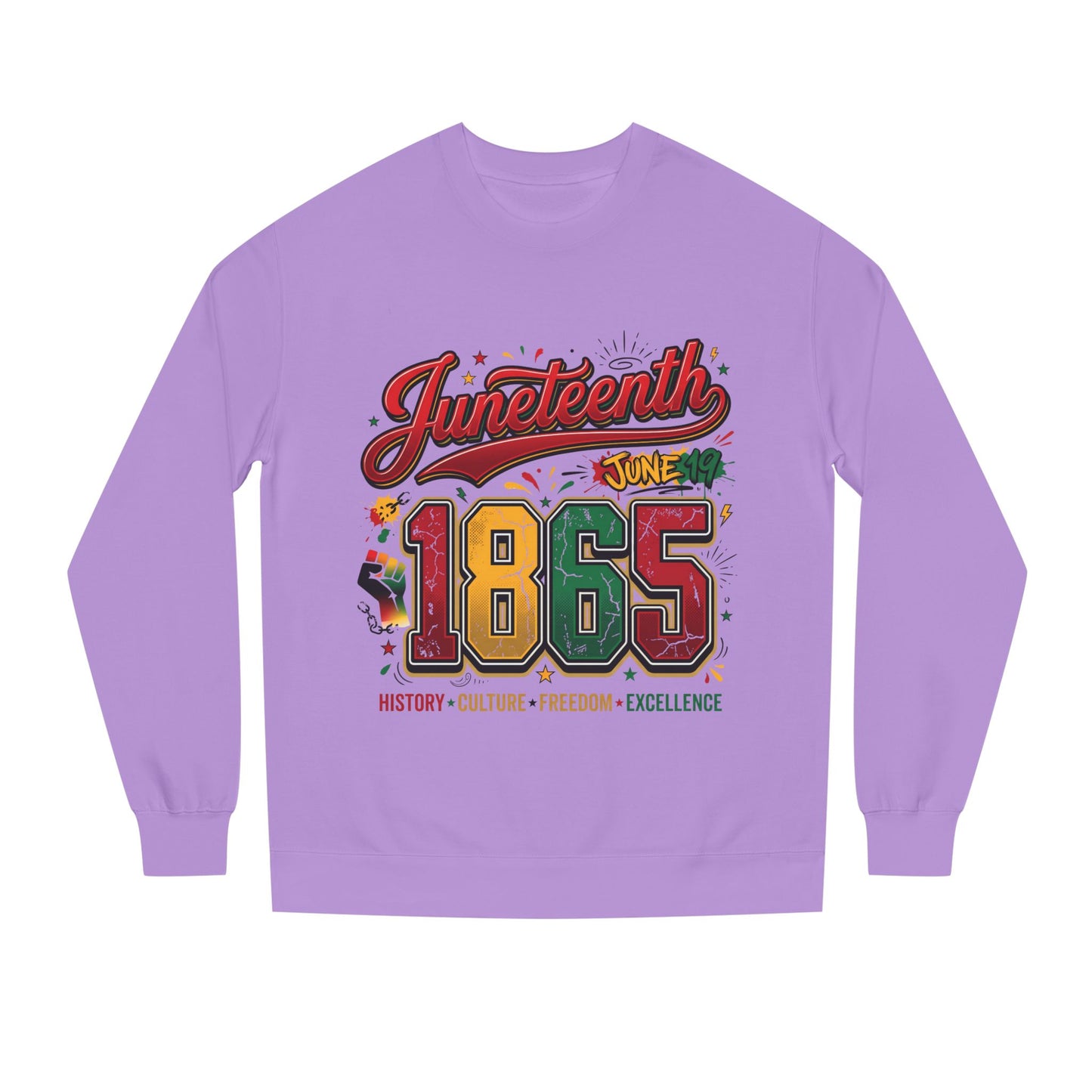 Juneteenth 1865 Crewneck Sweatshirt — History • Culture • Freedom