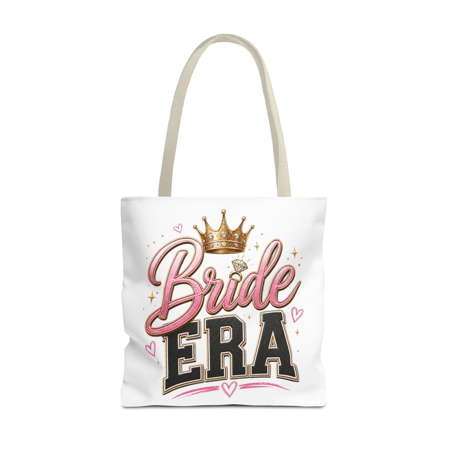 Bride Era Tote Bag — Bachelorette Bride Crown Tote for Bridal Shower & Wedding Weekend