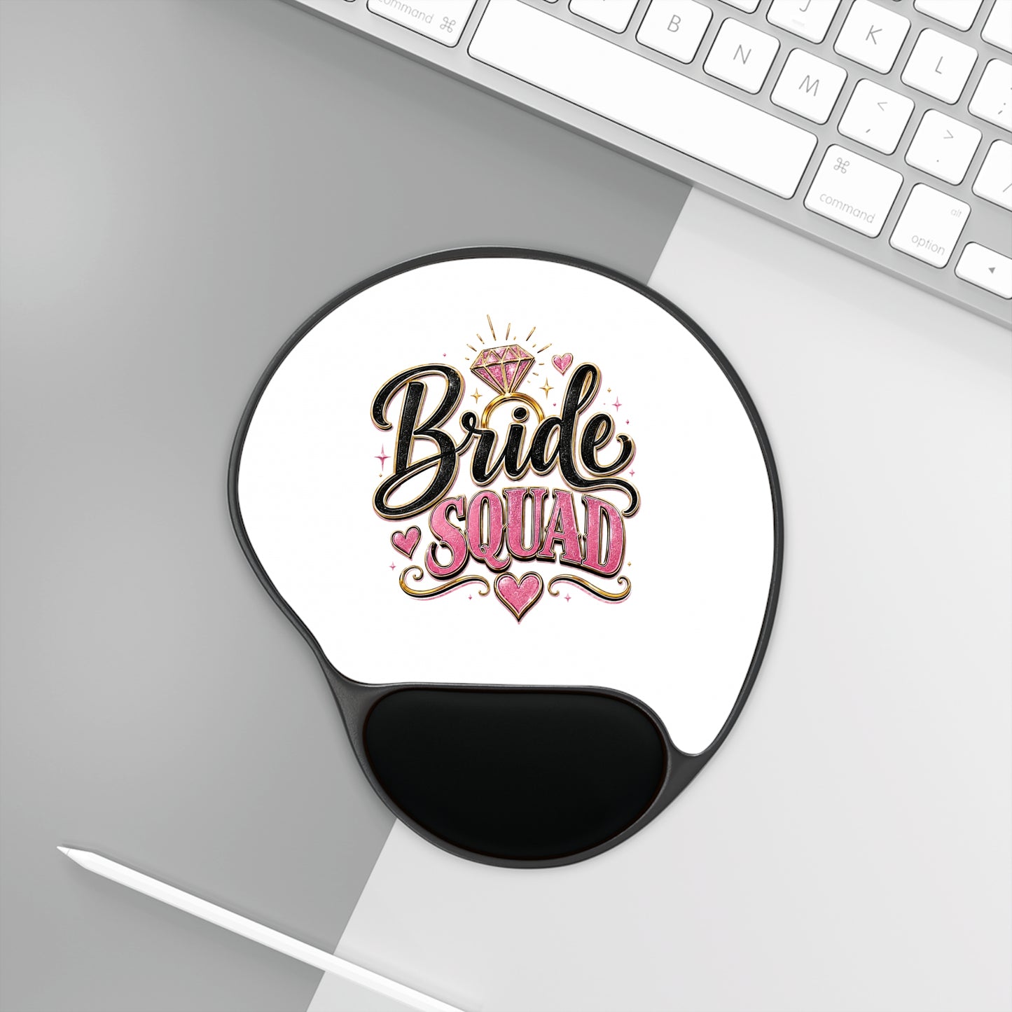 Bride Squad Mouse Pad with Wrist Rest — Bachelorette Party Gift