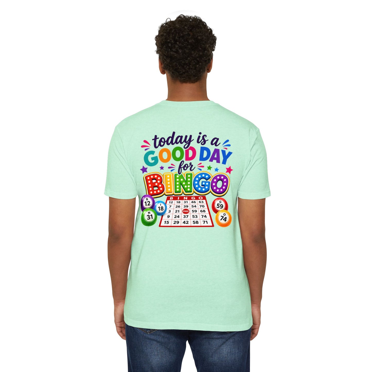 Bingo T-Shirt — "Today Is a Good Day for Bingo" Colorful Game Night Tee